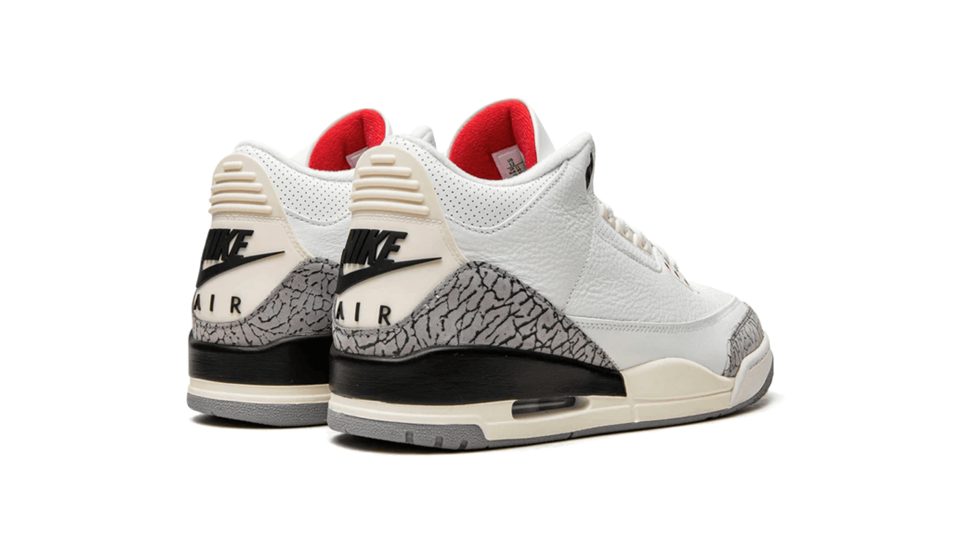 Air Jordan 3 Kategoriebild mit ikonischem Basketball-Sneaker und charakteristischem Elephant-Print von Jordan Brand