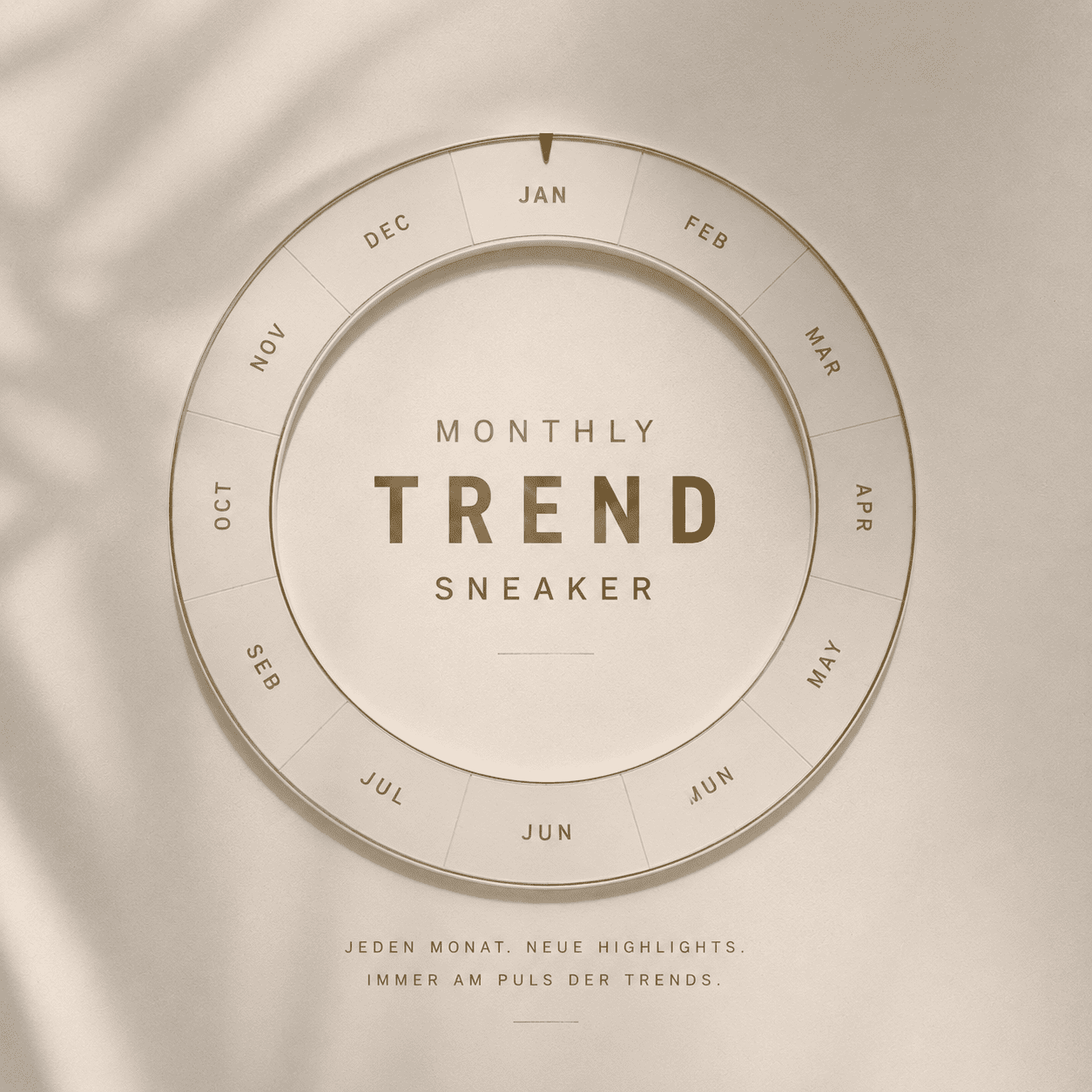 Monthly Trend Sneaker Kategoriebild mit aktuellen Hype Sneakern und angesagten Streetwear Modellen des Monats