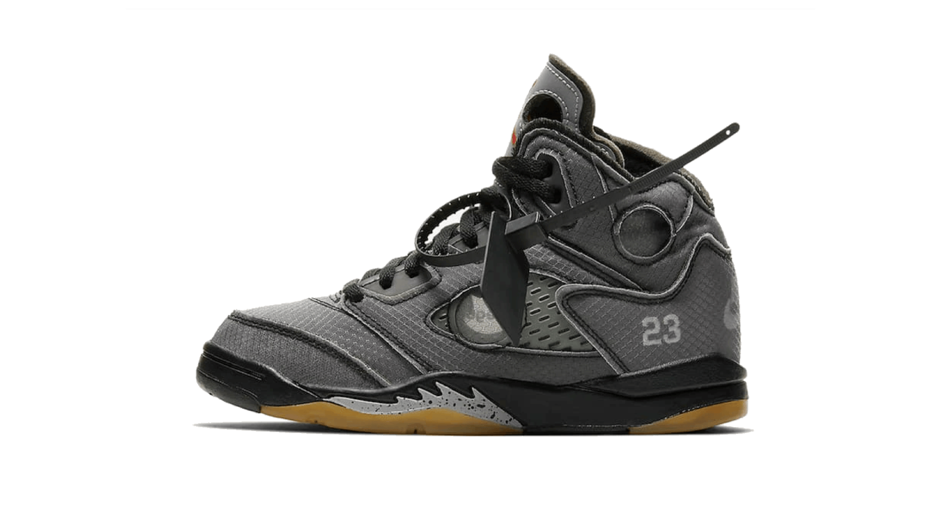 Air Jordan 5 Kategoriebild mit ikonischem Basketball-Sneaker und reflektierendem Design von Jordan Brand