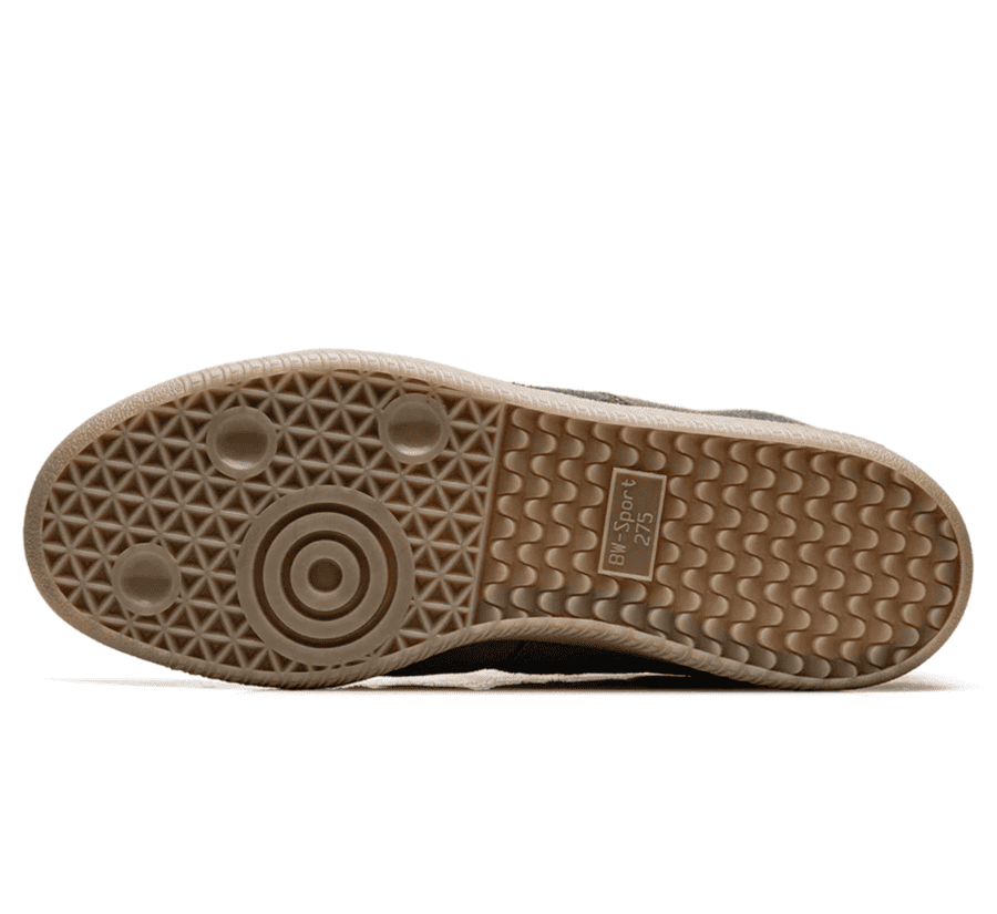 Adidas BW Army Cinder Gum Außensohle von unten mit Gum-Gummiprofil