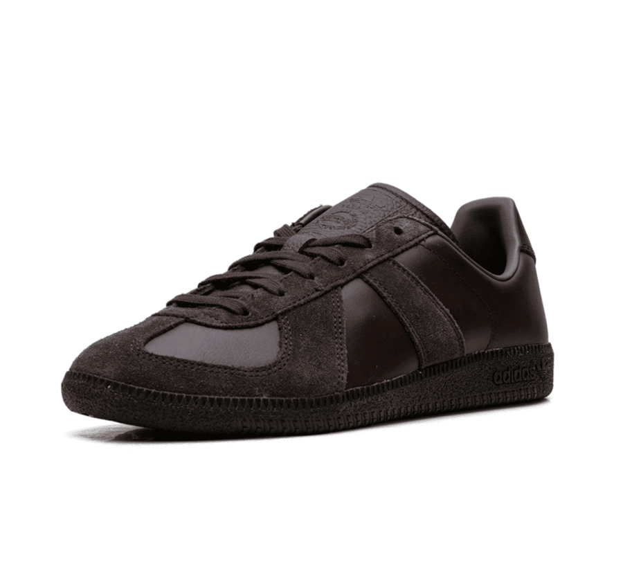 Adidas BW Army Dark Brown Night Brown einzelner Schuh seitlich mit Gum-Sohle