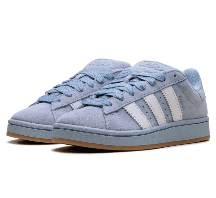 Adidas Campus 00's Wonder Blue White Gum - blau weißer Sneaker