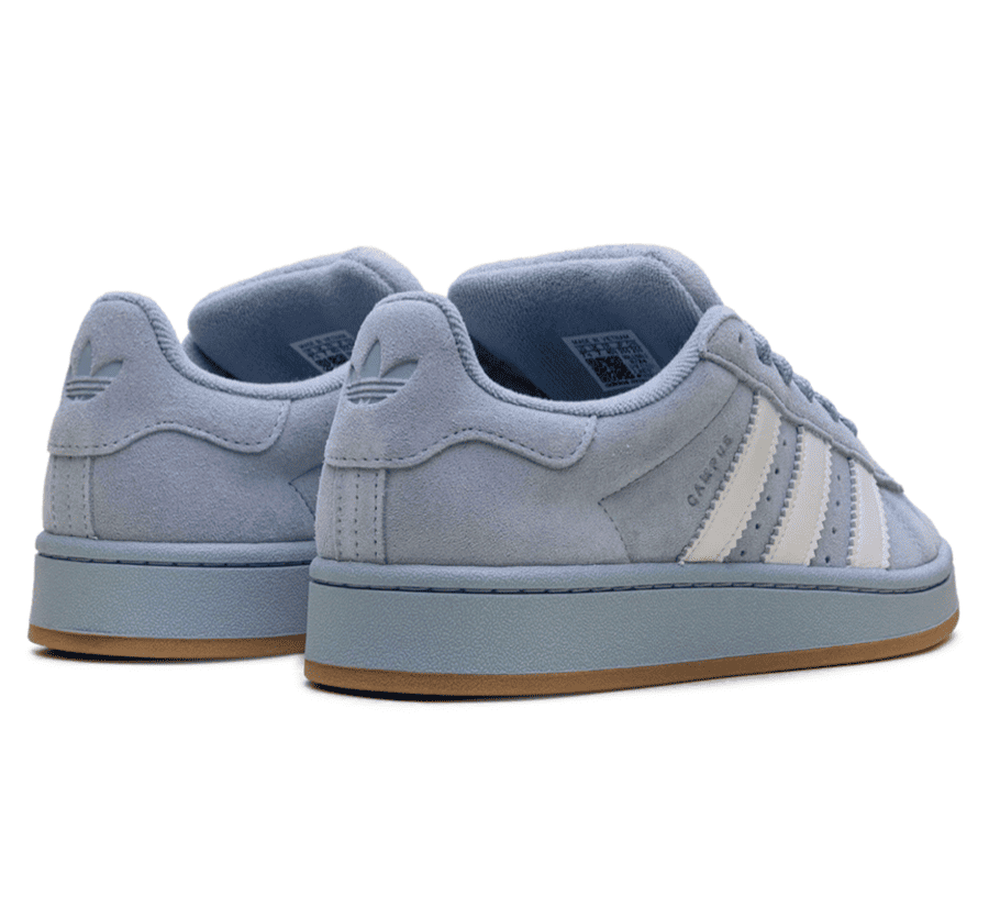 Adidas Campus 00's Wonder Blue White Gum - blau weißer Sneaker