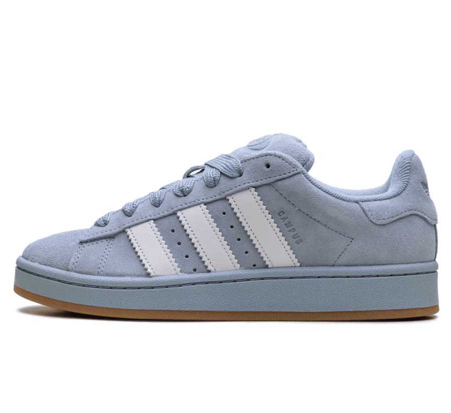 Adidas Campus 00's Wonder Blue White Gum - blau weißer Sneaker