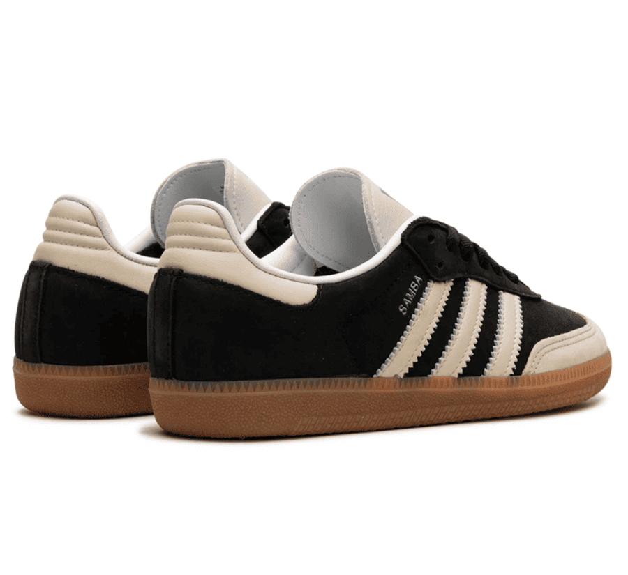adidas Samba OG Core Black Wonder White Damen IE5836 Paar hinten