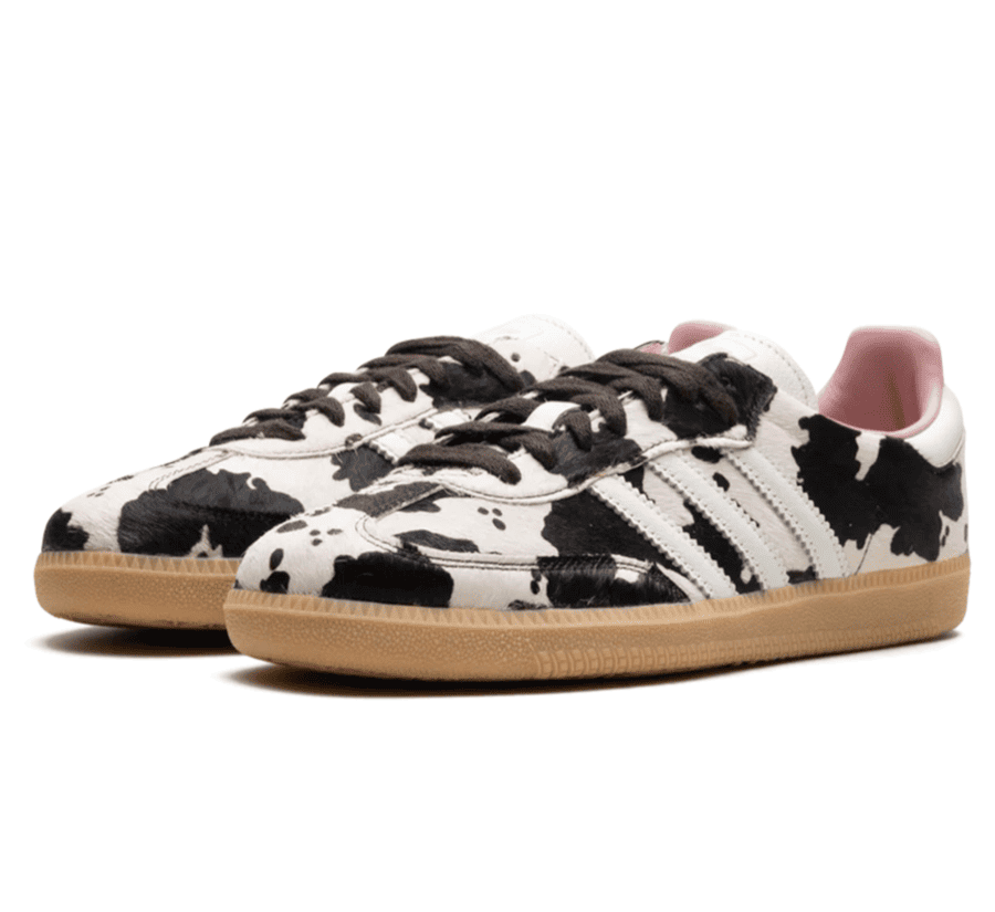 Adidas Samba Cow Print (W) - Kuh Print pinker Sneaker