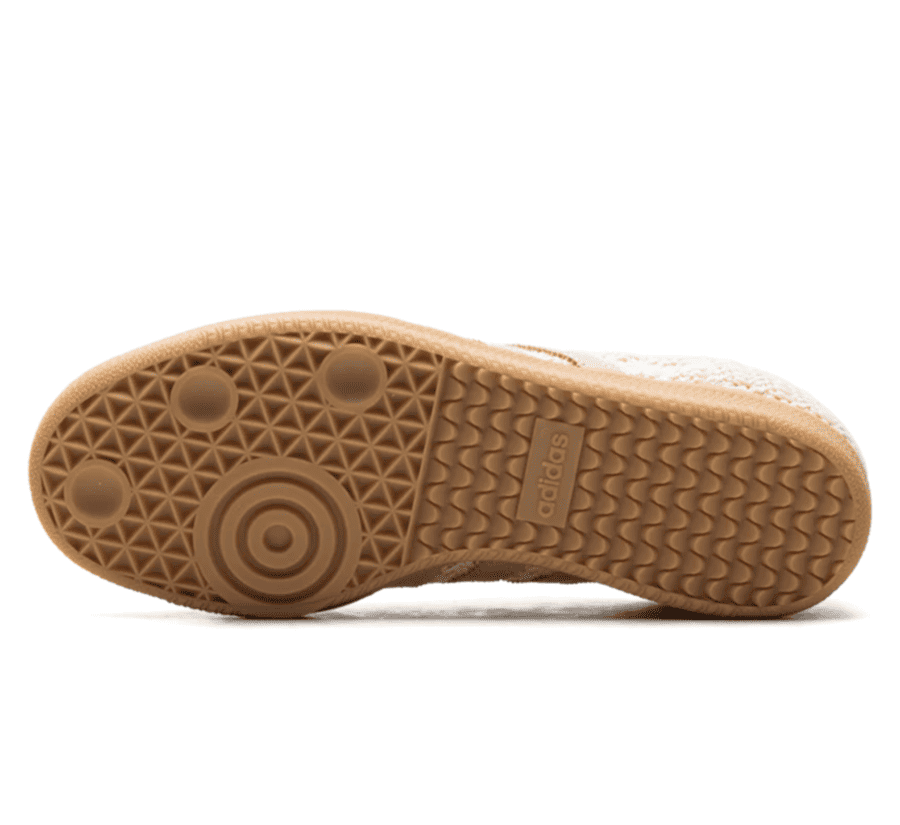 Adidas Samba Crochet Sand Strata Outsole Gummisohle Profil