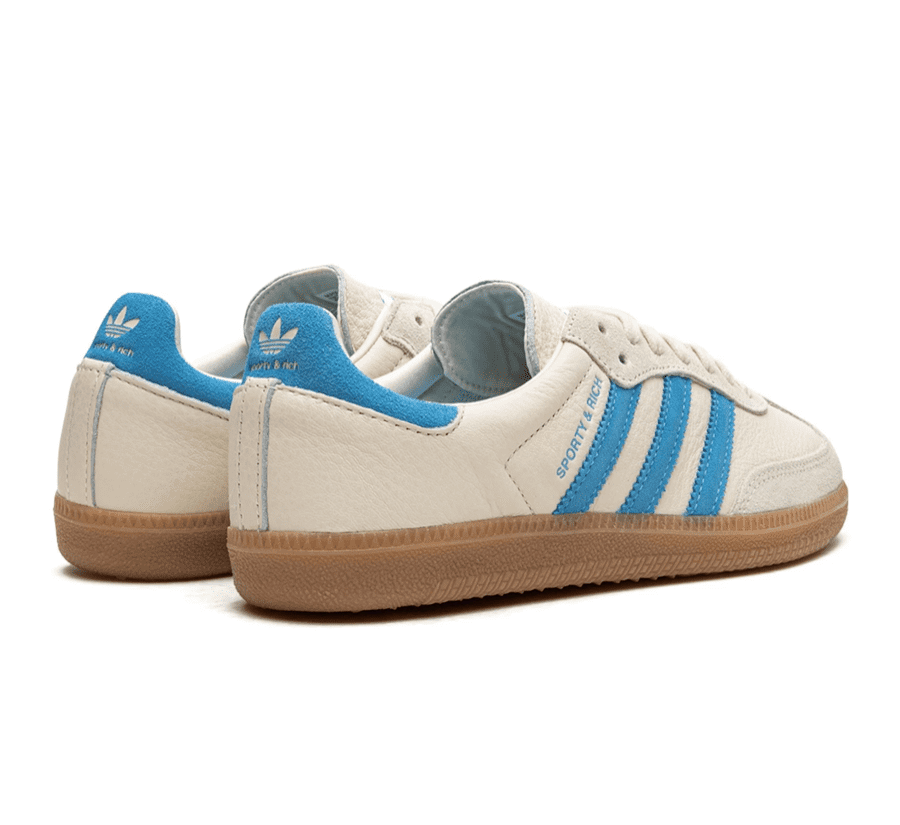 Adidas Samba OG x Sporty & Rich 'Cream Blue'