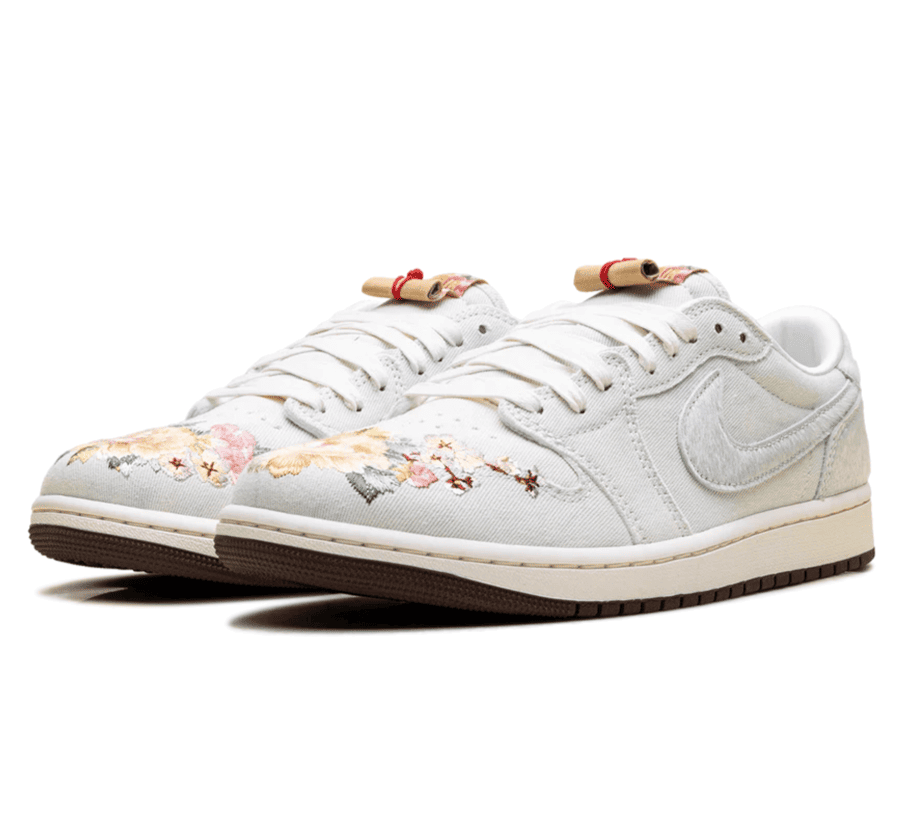 Air Jordan 1 Low OG Chinese New Year Seitenansicht mit Muster