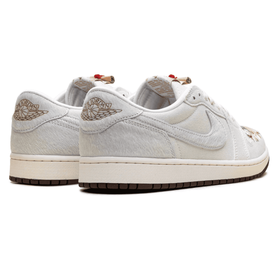 Air Jordan 1 Low OG Chinese New Year Sneaker Paar hinten