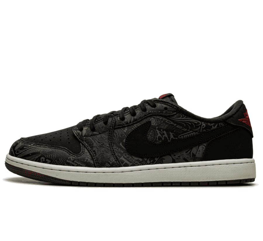 Air Jordan 1 Low OG Laser IV6750-001 Paar vorne Hauptbild Perspective