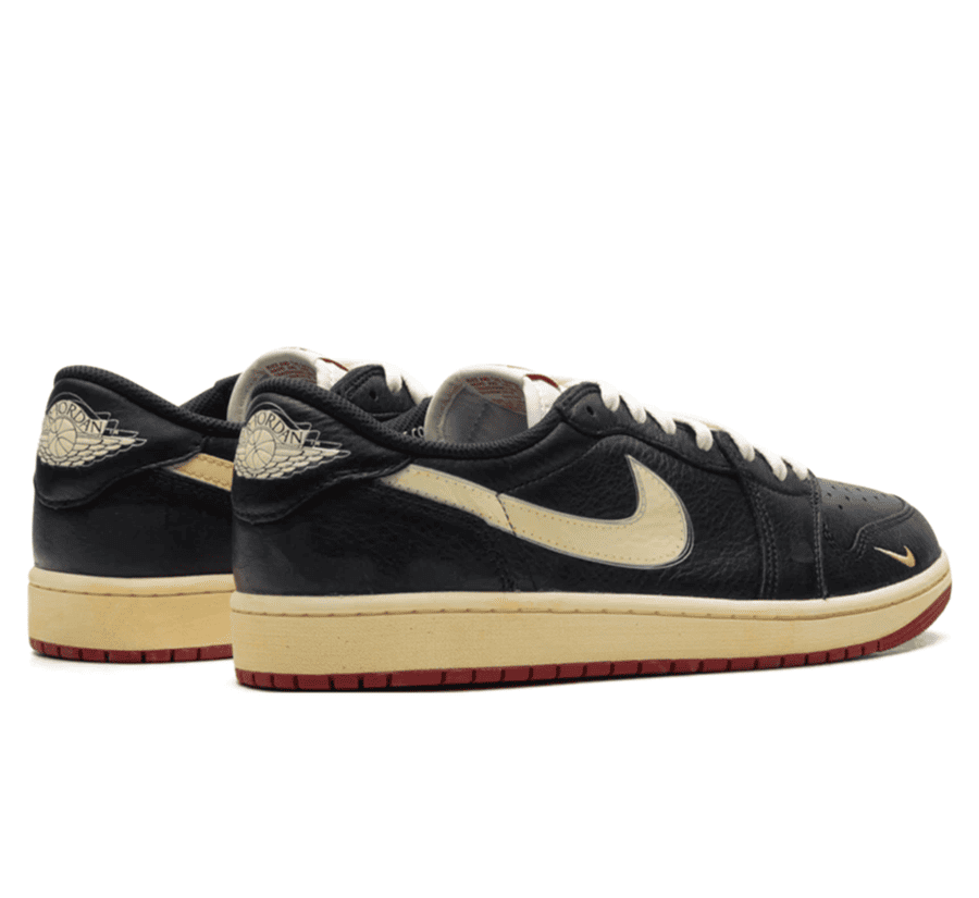 Air Jordan 1 Low OG x Nigel Sylvester "Better With Time" - schwarzer Sneaker