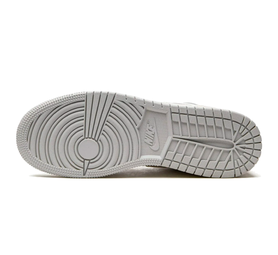 Air Jordan 1 Mid Craft Inside Out White Grey