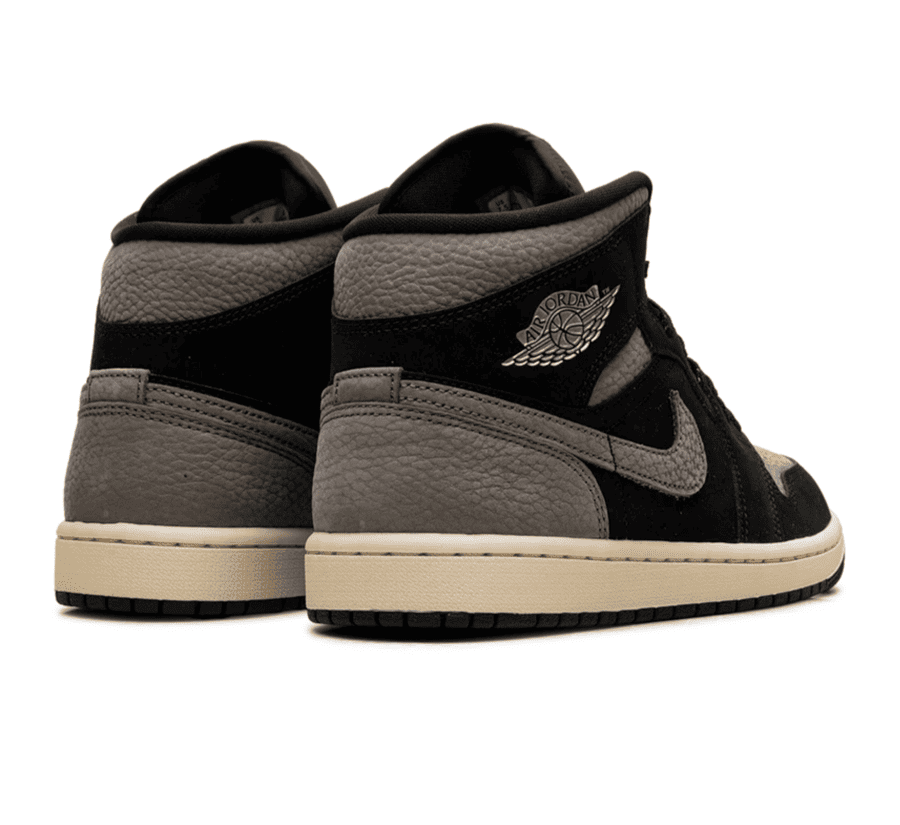 Air Jordan 1 Mid SE Olive Grey IB7110-002 Paar hinten
