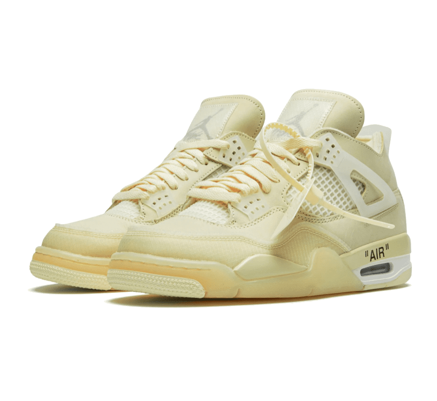 Air Jordan 4 x Off-White Sail
