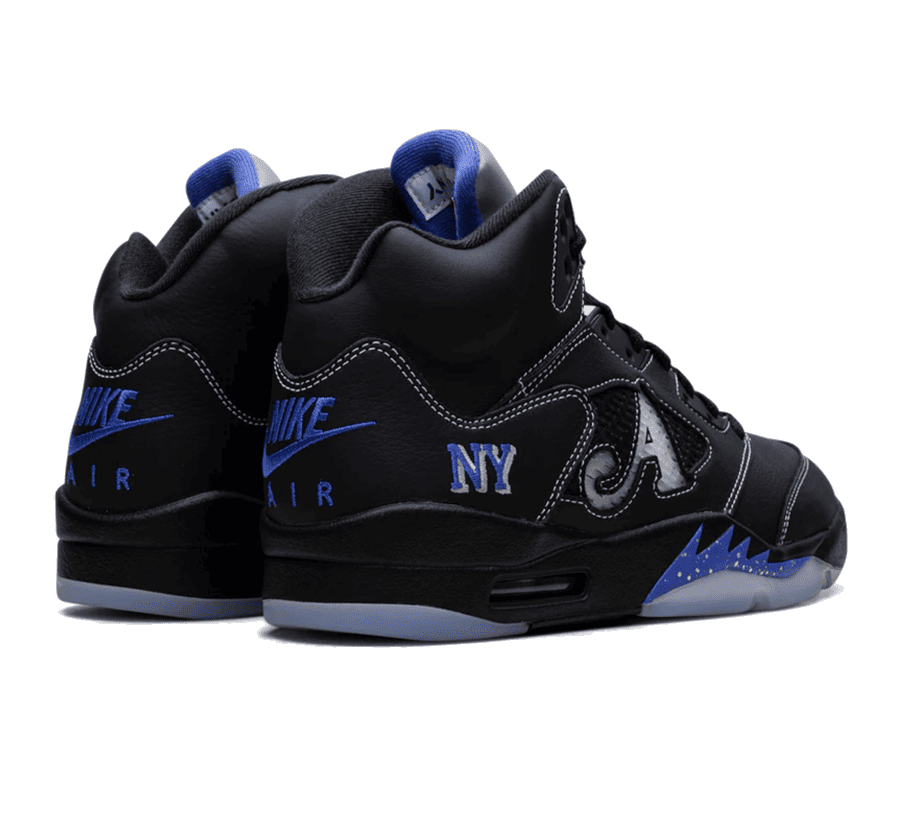Air Jordan 5 x Awake NY "Racer Blue" - schwarz blauer Sneaker