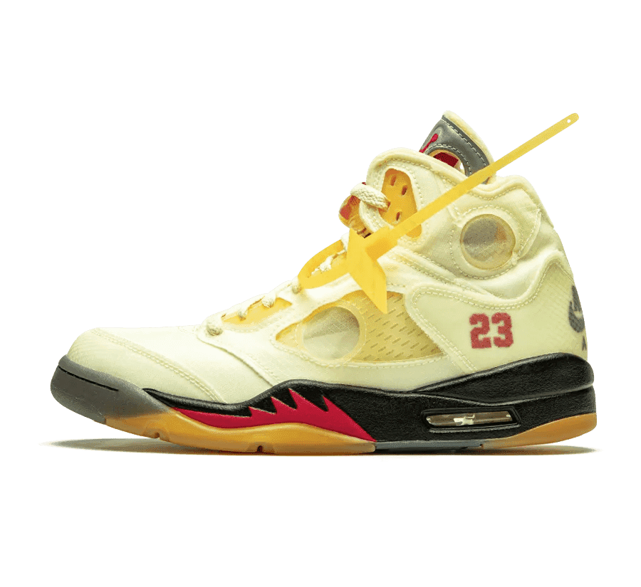 Air Jordan 5 x Off-White 'Sail'