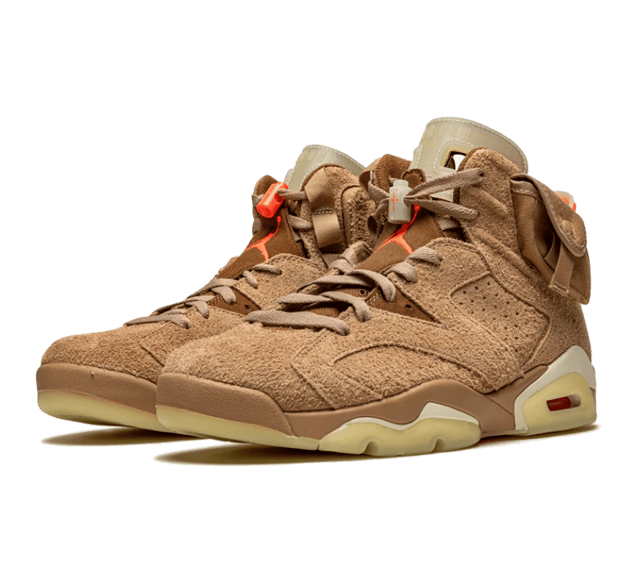 Air Jordan 6 x Travis Scott 'British Khaki'