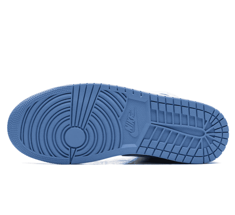 Air Jordan 1 Mid Legend Blue - weiß blauer Sneaker