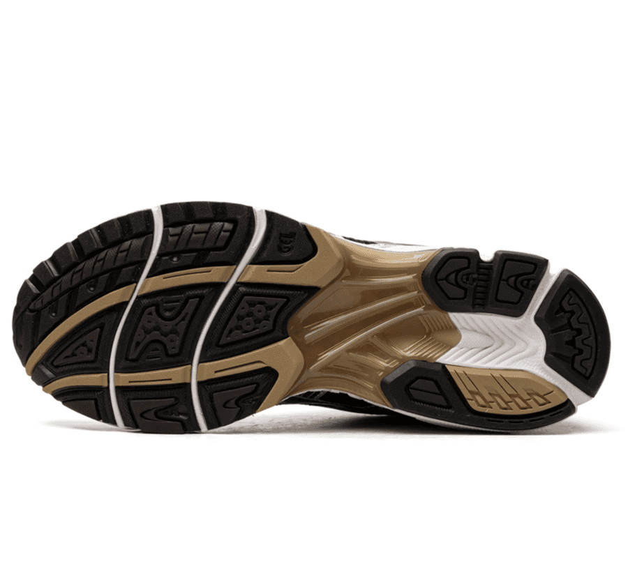 ASICS GEL-KAYANO 14 Black Coffee 1201A019-004 Outsole unten mit schwarzer Gummiaußensohle