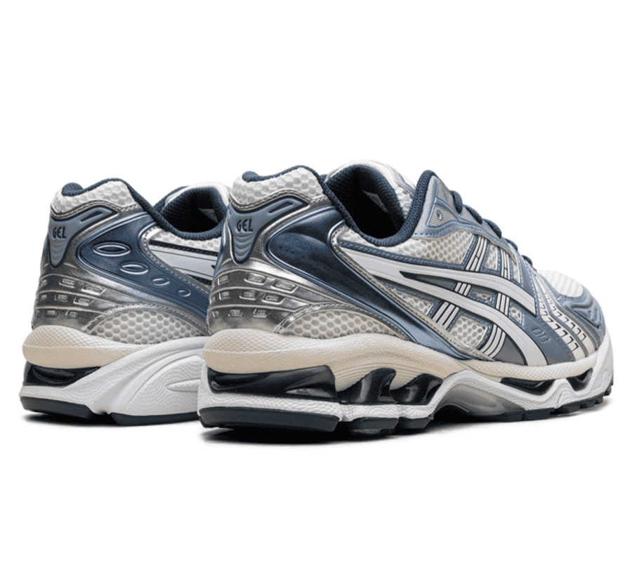 Asics Gel-Kayano 14 Cream Raw Indigo - weiß blauer Sneaker
