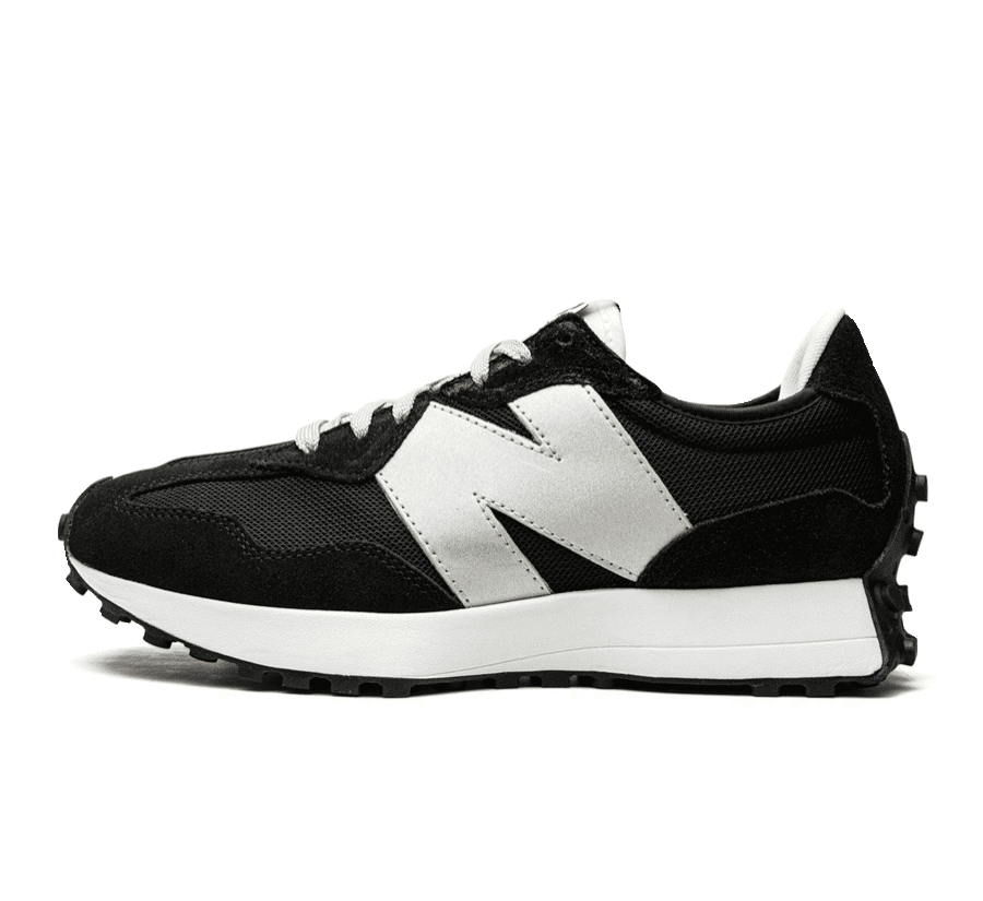 New Balance 327 Black Metallic Silver Neu Authentifiziert Unisex CARPET KICKS