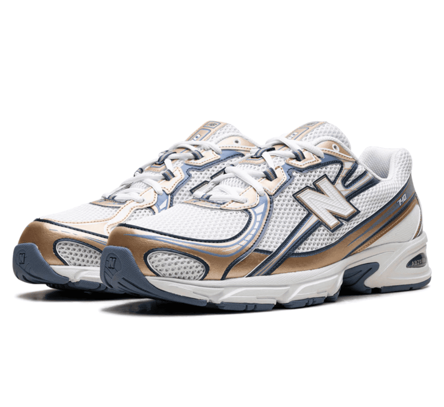 New Balance 740 Vintage Heron Blue - blau beiger Sneaker