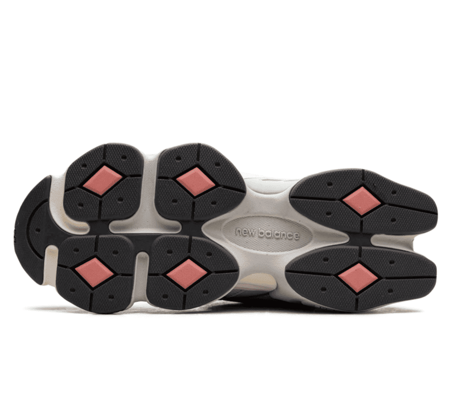 New Balance 9060 Grey Yellow Navy - grau blau gelber Sneaker