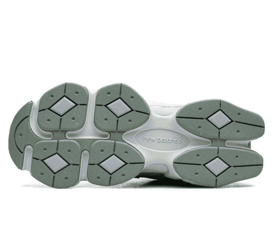 New Balance 9060 Mosaic Green Sea Salt ABZORB Midsole Detail