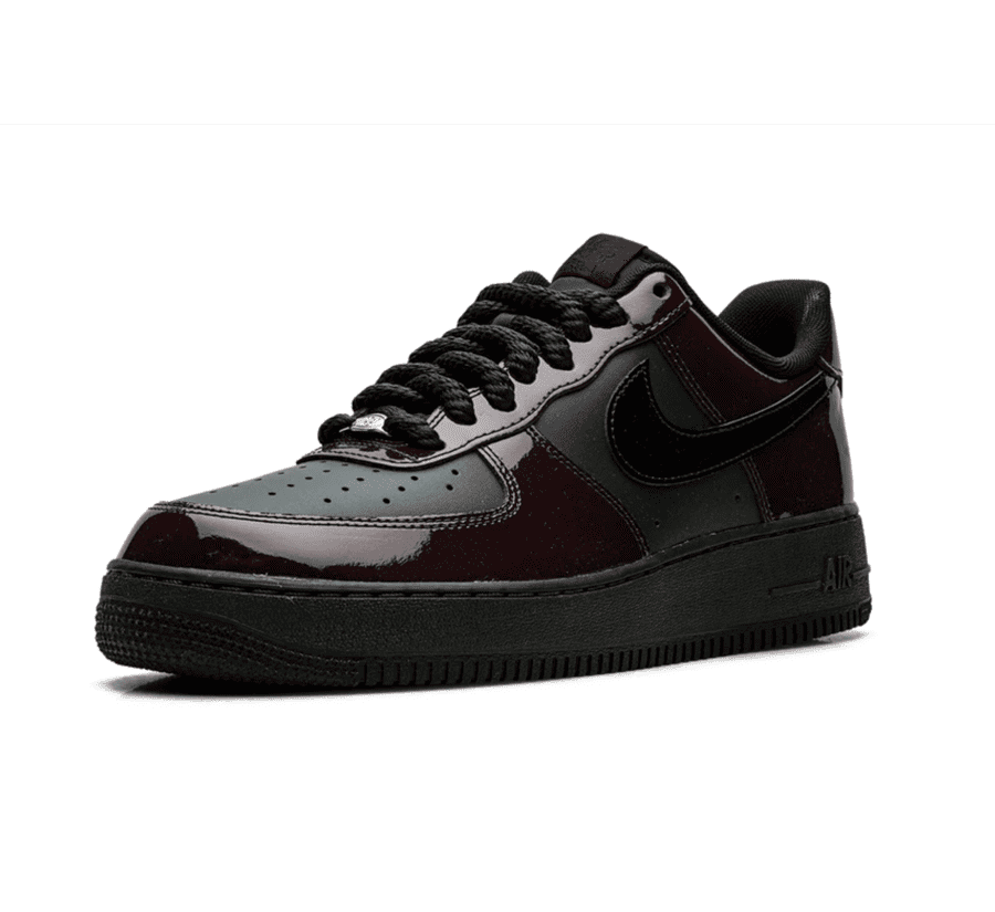Nike Air Force 1 Low 07 LV8 Patent Beef and Broccoli IX4088-352 einzelner Schuh seitlich