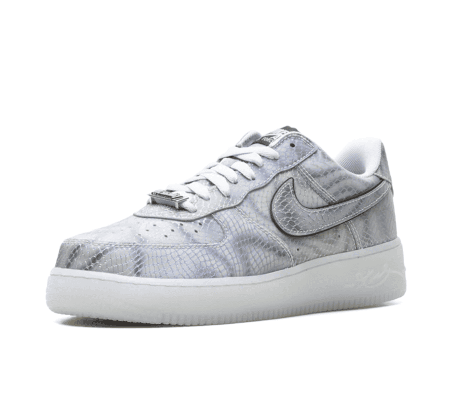 Nike Air Force 1 Low x Kobe Bryant "Lentikular" - blauer Schlagen Leder Sneaker