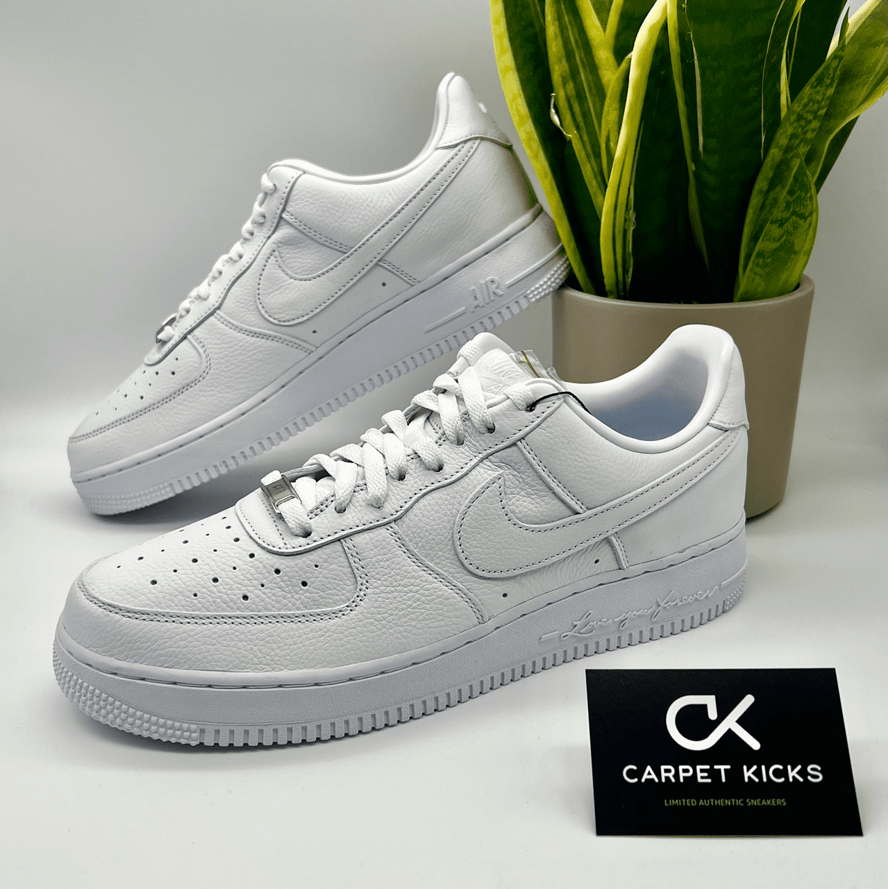 Nike Air Force 1 Low x Drake Nocta Certified Lover Boy 'White' - CARPET KICKS