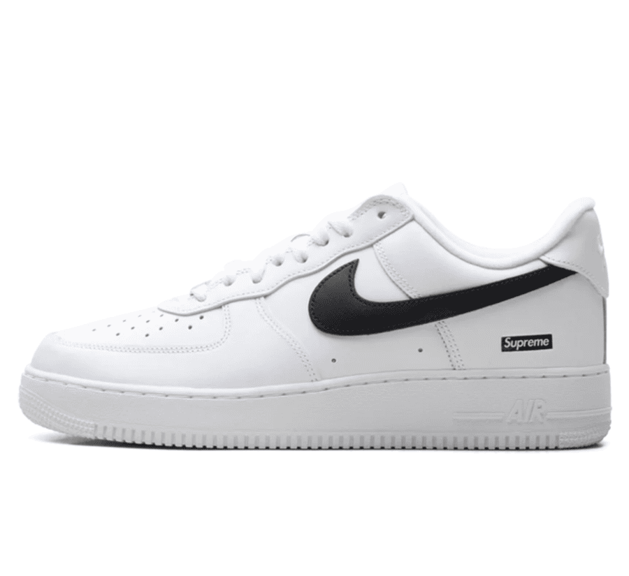 Nike Air Force 1 Low x Supreme "White Black" - weiß schwarzer Sneaker