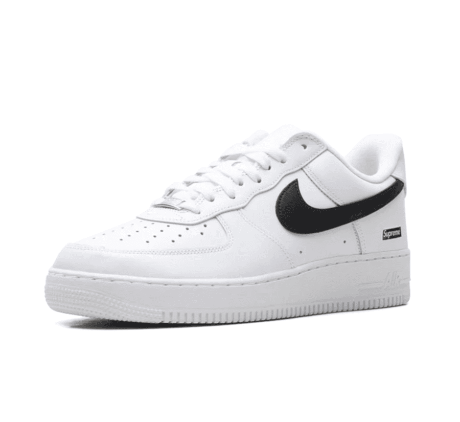 Nike Air Force 1 Low x Supreme "White Black" - weiß schwarzer Sneaker
