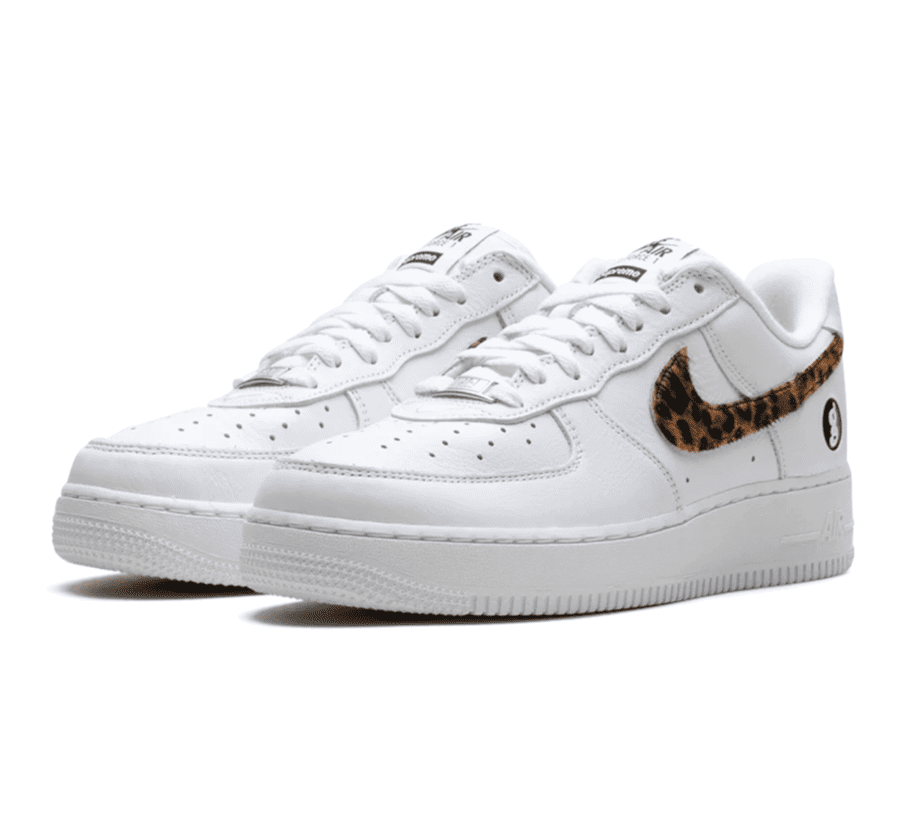 Nike Air Force 1 Low x Supreme x Goodenough 'White Leopard'