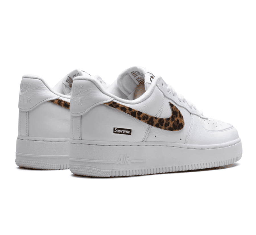 Nike Air Force 1 Low x Supreme x Goodenough 'White Leopard'