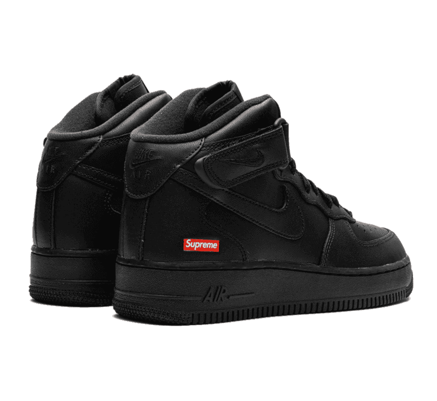 Nike Air Force 1 Mid x Supreme 'Black'