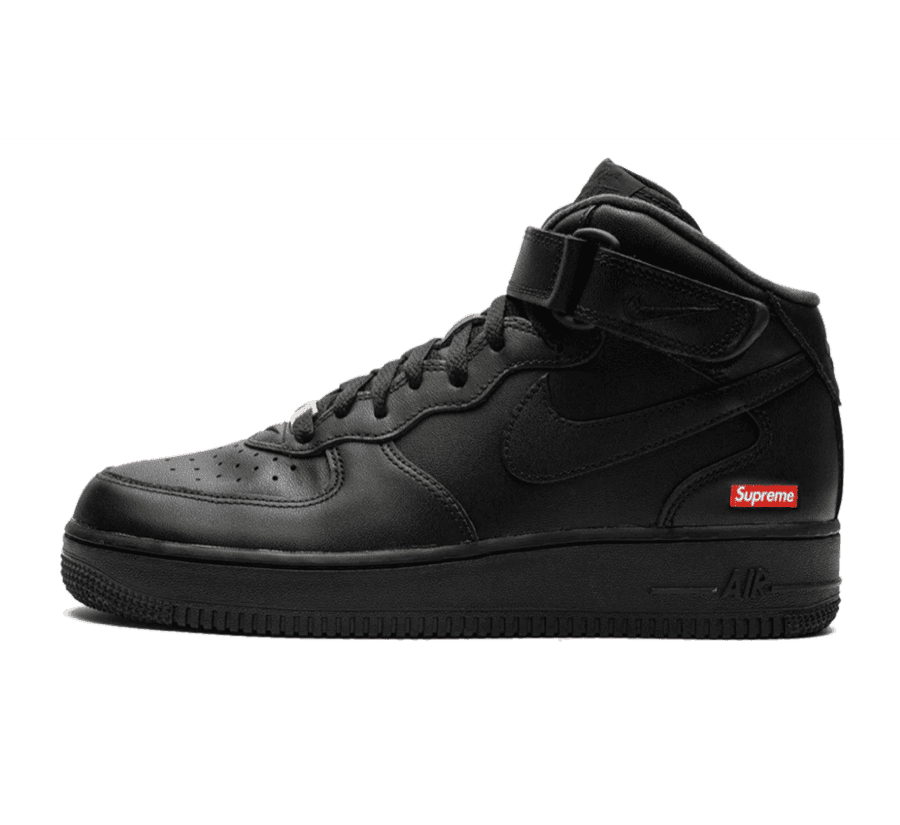 Nike Air Force 1 Mid x Supreme 'Black'