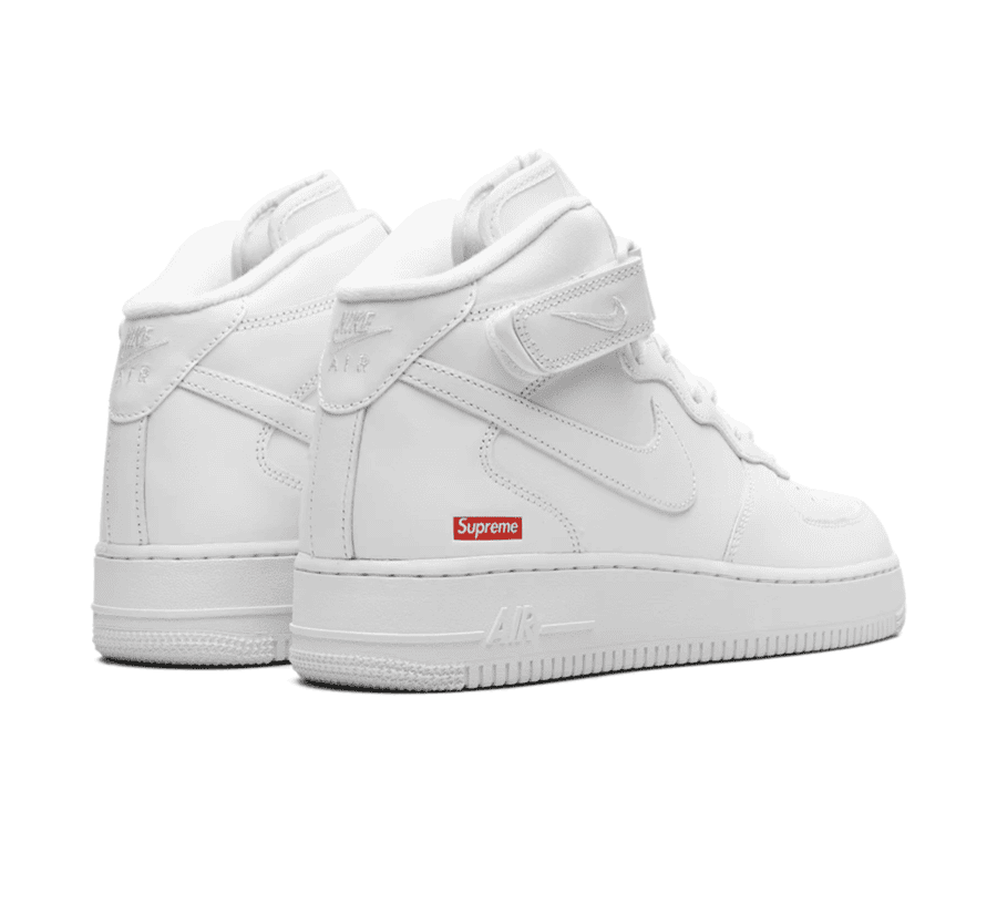 Nike Air Force 1 Mid x Supreme 'White'