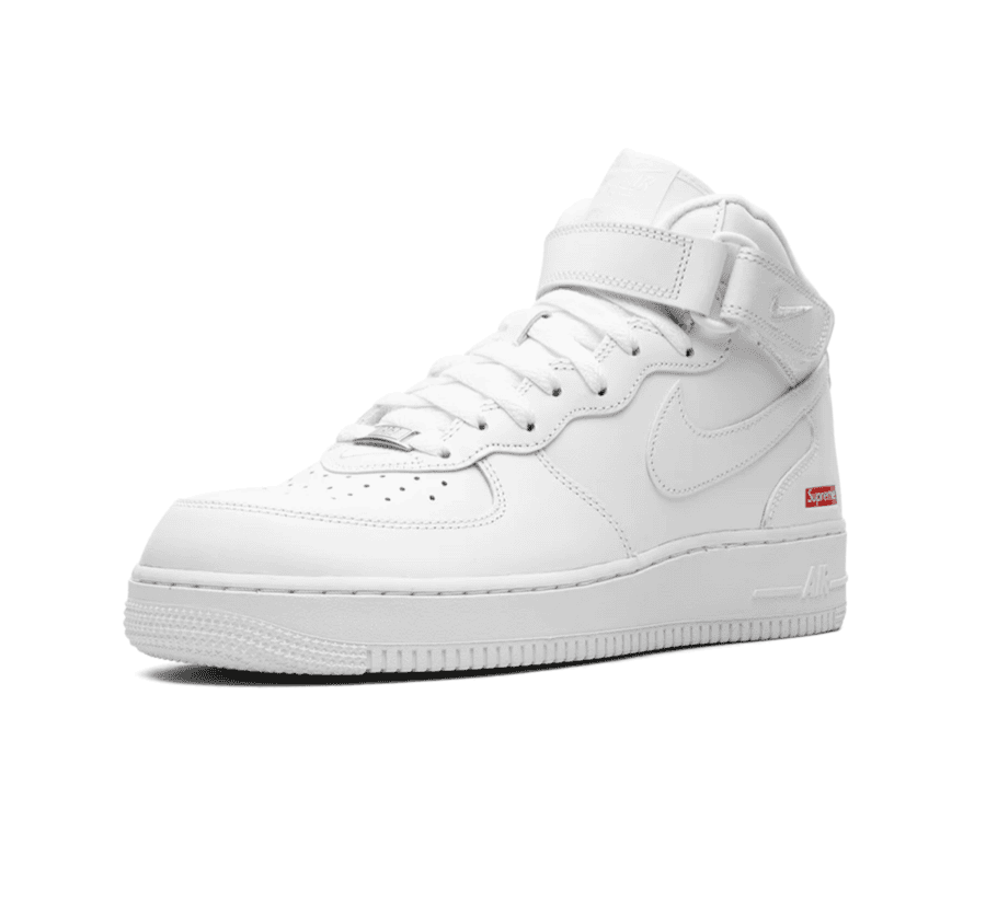 Nike Air Force 1 Mid x Supreme 'White'