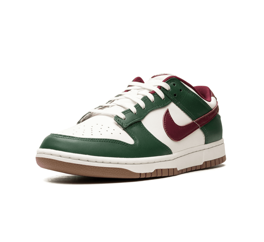 Nike Dunk Low Gorge Green Team Red Seitlich