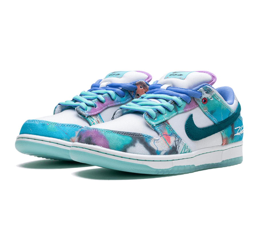 Nike SB Dunk Low x Futura Laboratories 'Bleached Aqua'