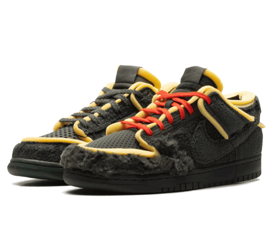 Nike Dunk Low x CPFM Cactus Plant Flea Market "Swamp Sponge Sequoia" schwarz braun grüner Sneaker