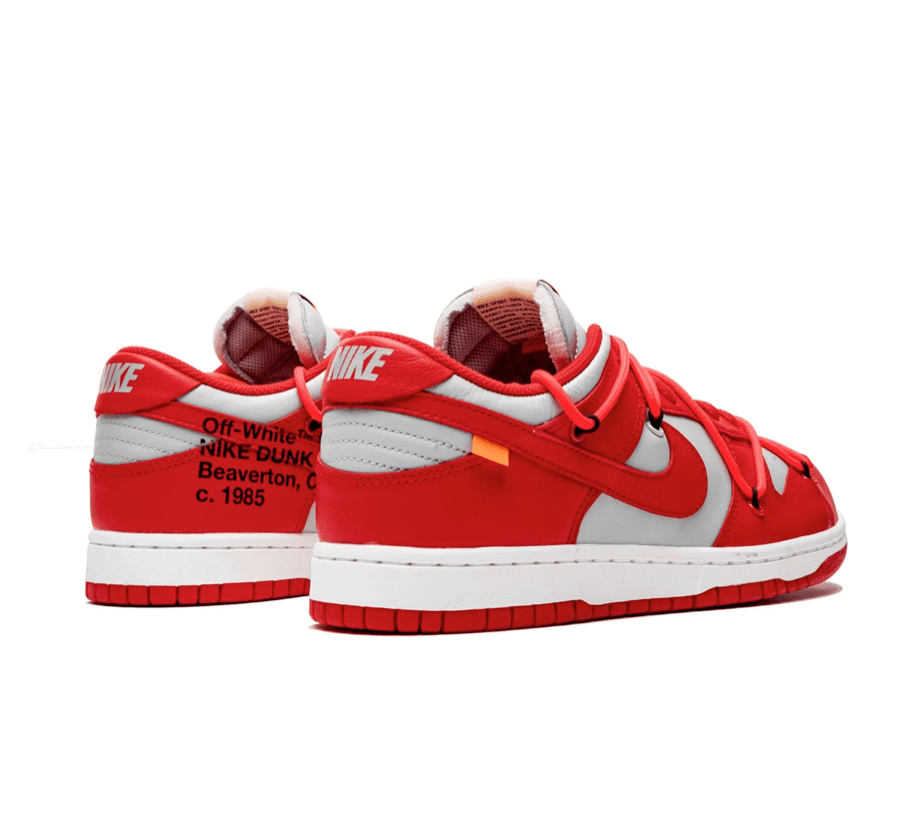 Nike Dunk Low x Off-White 'University Red'
