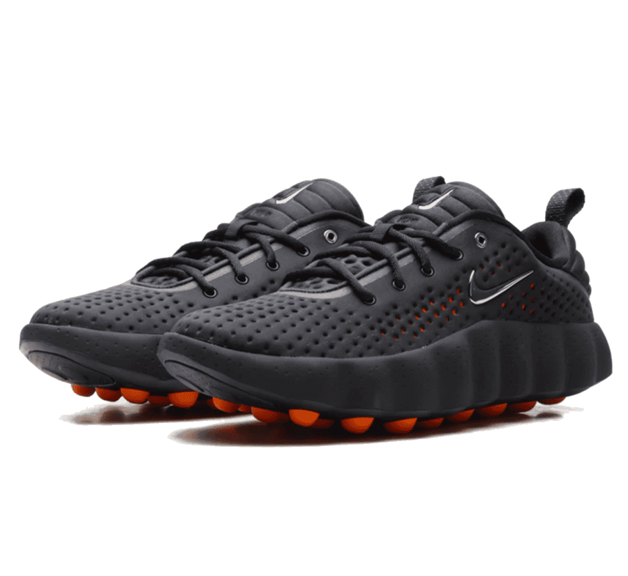 Nike Mind 002 Black Hyper Crimson - schwarz orangener Sneaker