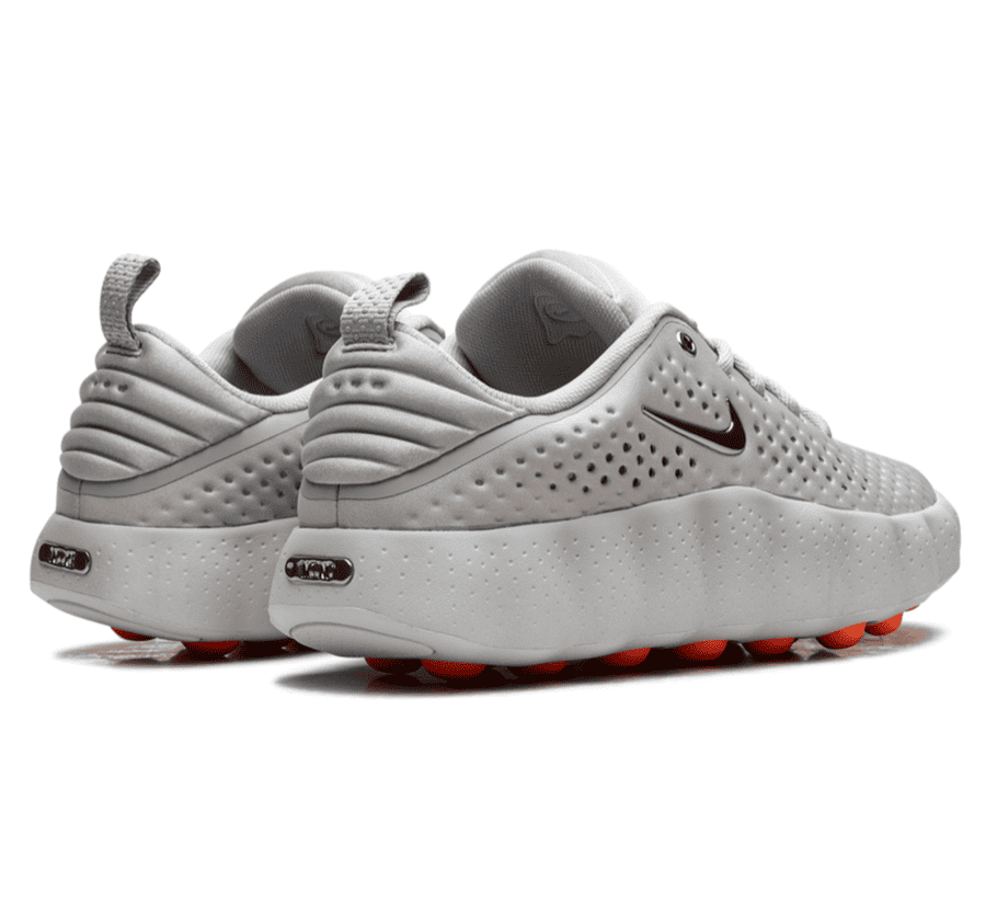 Nike Mind 002 Light Smoke Grey - grau orangener Sneaker