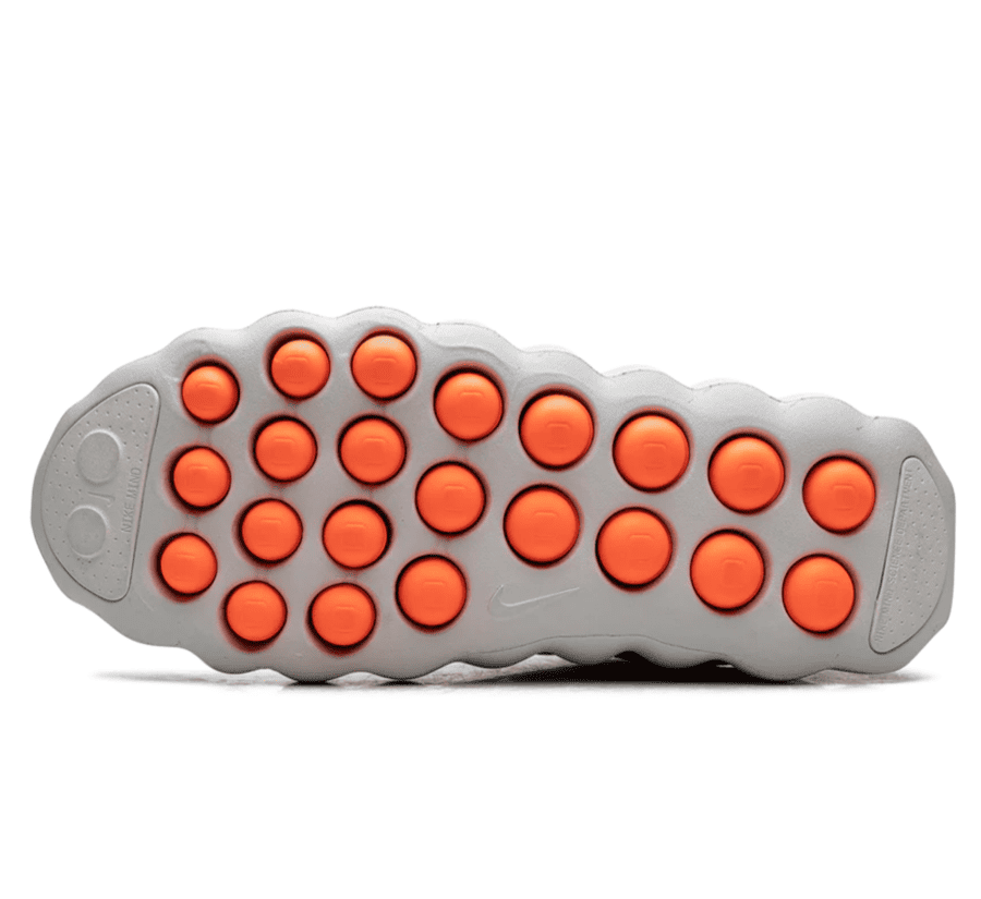 Nike Mind 002 Light Smoke Grey - grau orangener Sneaker