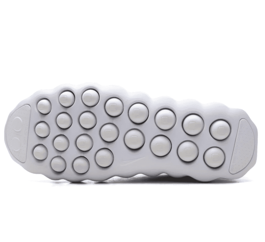 Nike Mind 002 White Vast Grey HQ4308-100 Outsole unten mit 22 beweglichen Druckpunkten