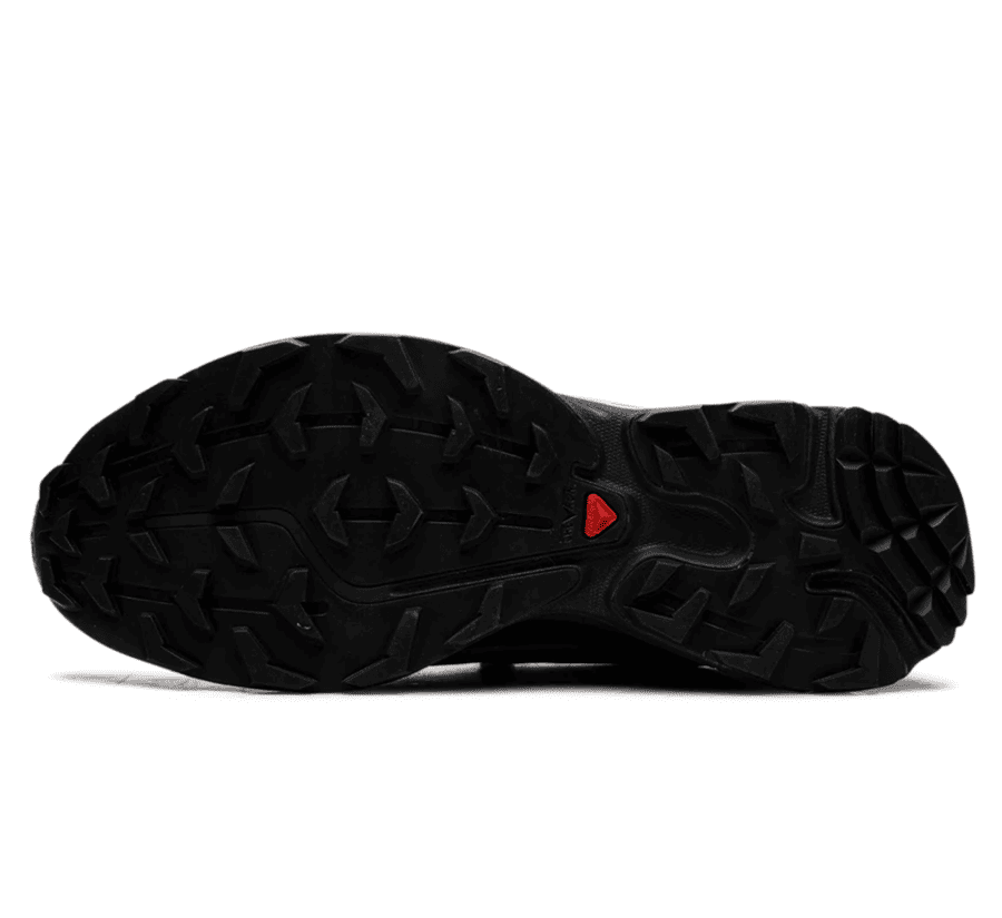 Salomon XT-6 Gore-Tex Black Silver Trail-Außensohle Profil