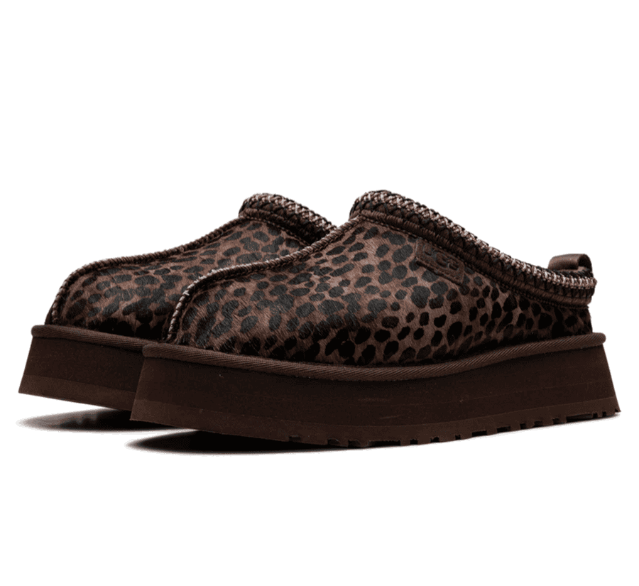 UGG Tazz Slipper Burnt Cedar (W) - brauner leoparden Slipper